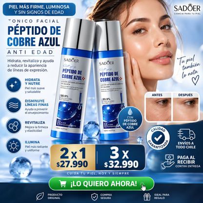 SADOER / TONICO FACIAL PEPTIDO COBRE ANTIEDAD