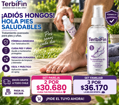 TerbiFin Pro™ | Adiós Hongos, Hola Pies Saludables