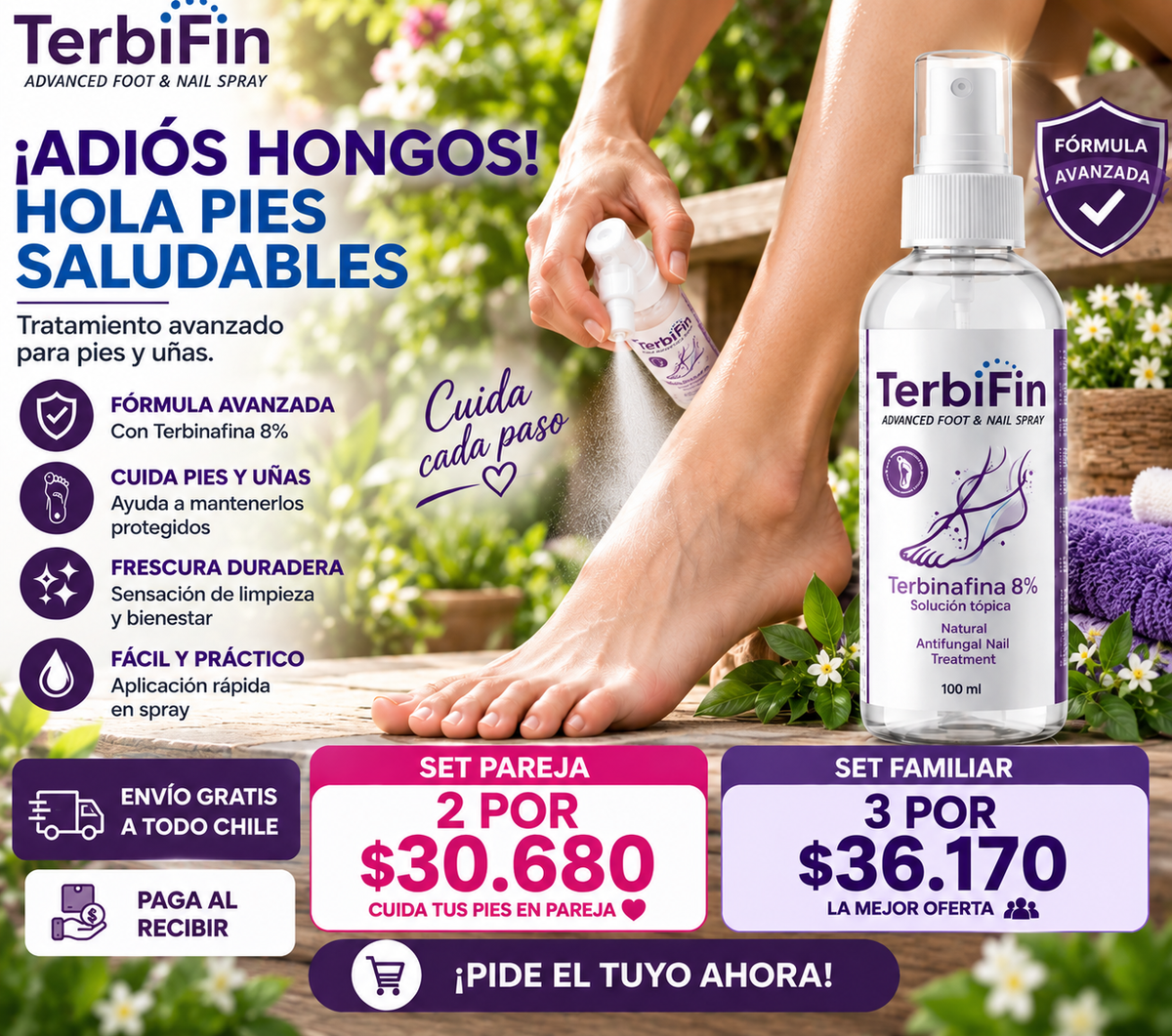 TerbiFin Pro™ | Adiós Hongos, Hola Pies Saludables